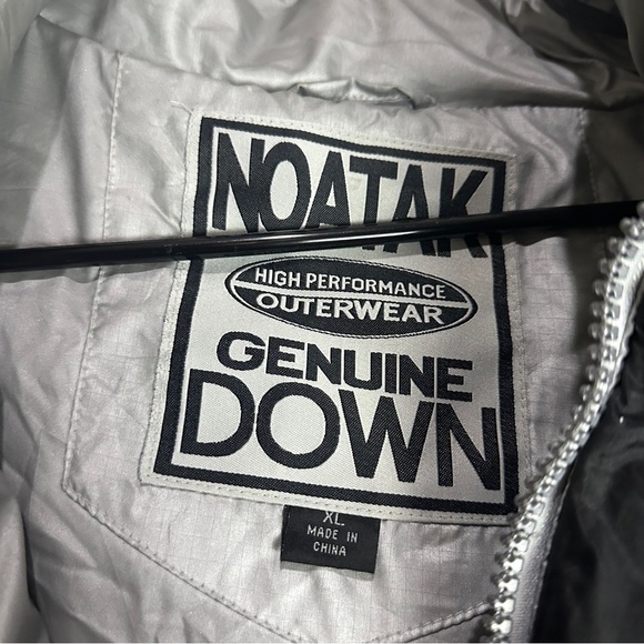 Noatak High Performance Outerwear Geuine Down Jacket Size XL Distressed - Picture 7 of 16